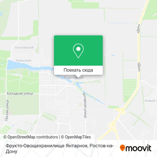Карта Фрукто-Овощехранилище Янтарное