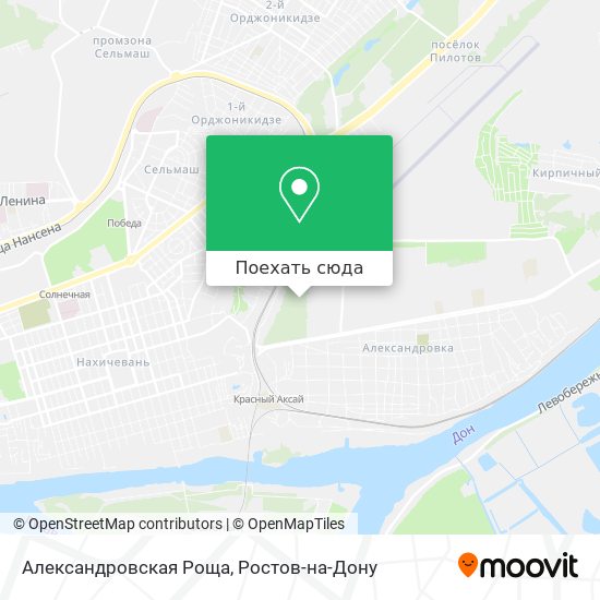 Карта Александровская Роща