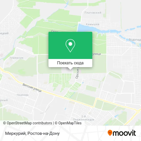 Карта Меркурий