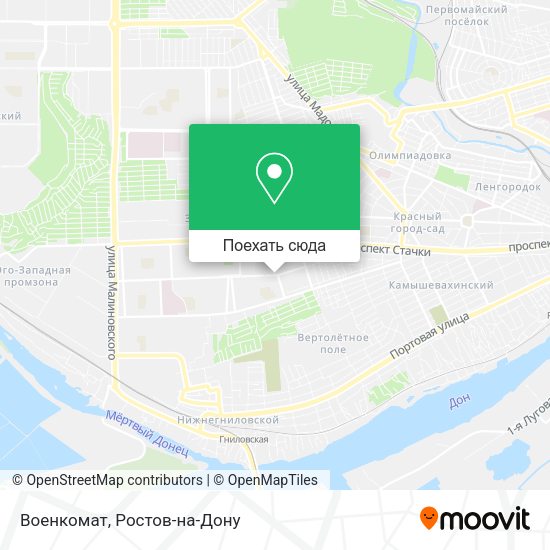 Карта Военкомат