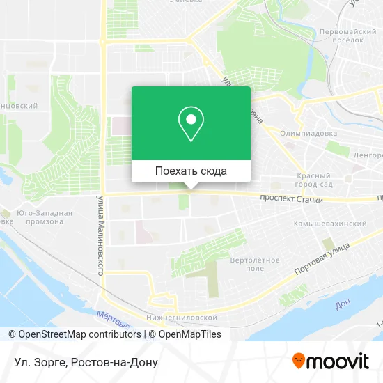 Карта Ул. Зорге