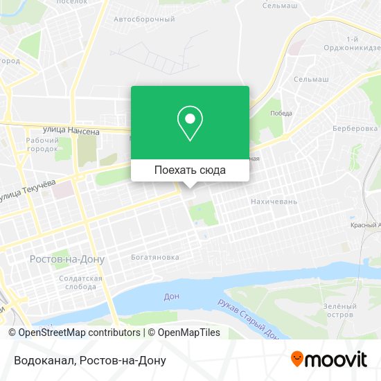 Карта Водоканал