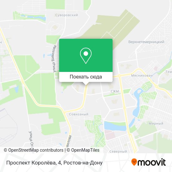 Карта Проспект Королёва, 4