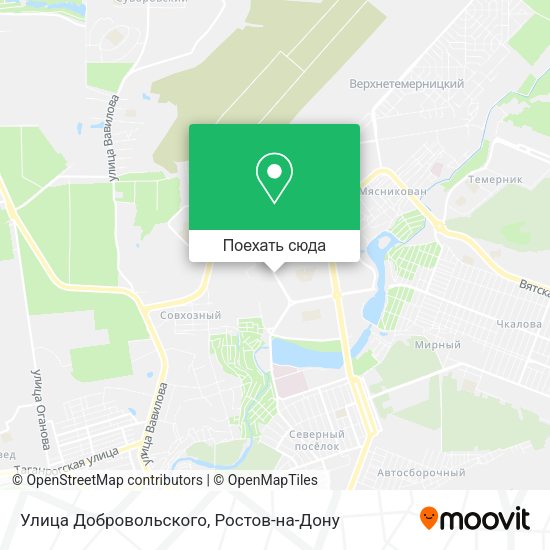 Карта Улица Добровольского