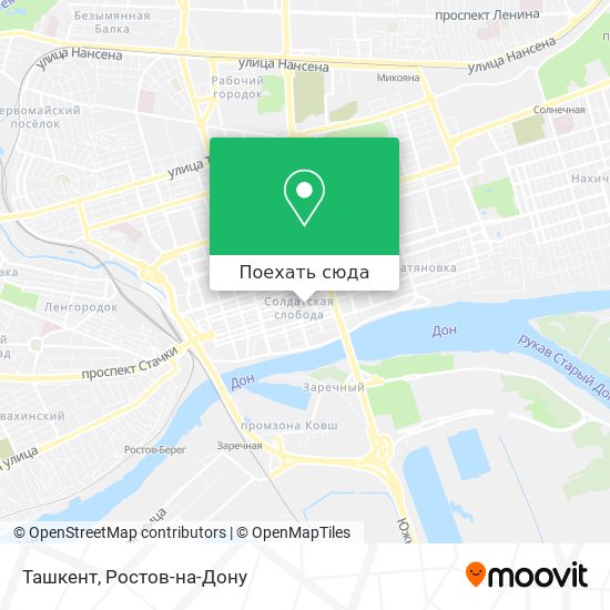 Карта Ташкент