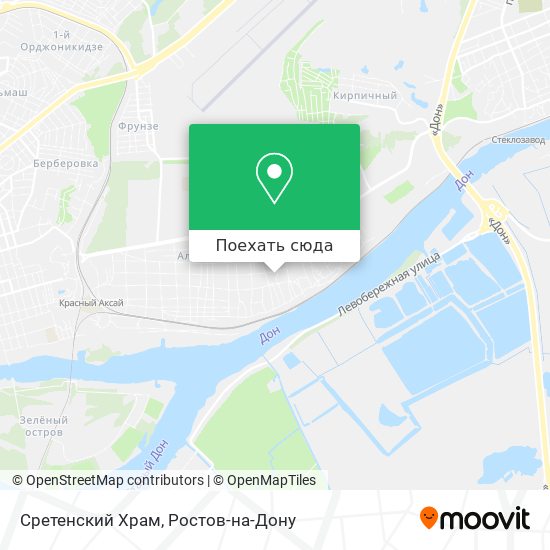 Карта Сретенский Храм