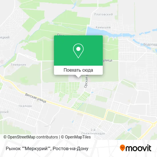 Карта Рынок ""Меркурий""