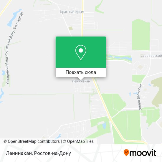 Карта Ленинакан
