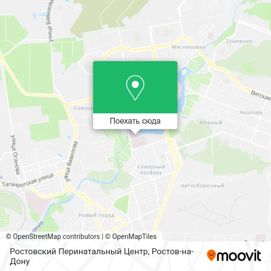 Карта Ростовский Перинатальный Центр