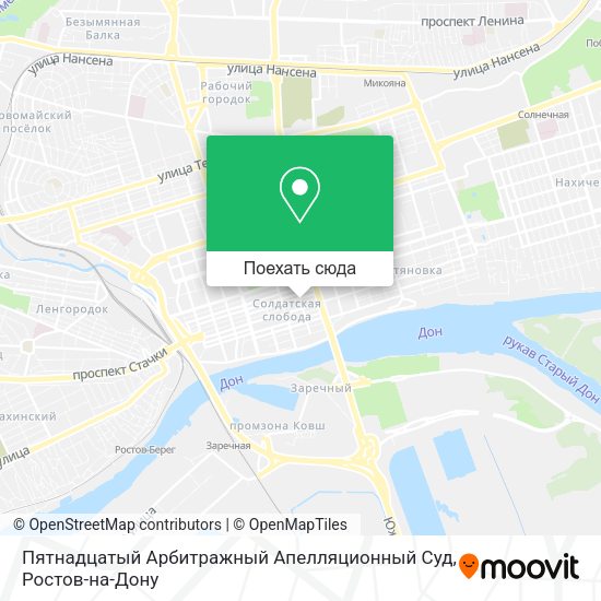 Карта Пятнадцатый Арбитражный Апелляционный Суд