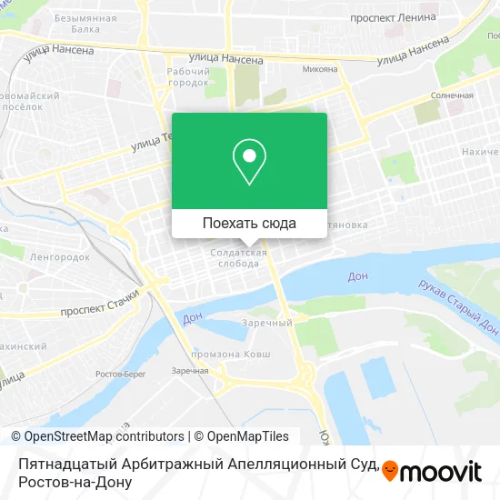 Карта Пятнадцатый Арбитражный Апелляционный Суд