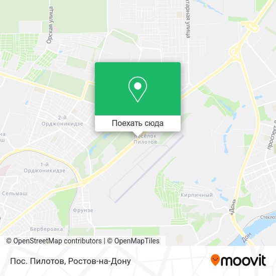 Карта Пос. Пилотов
