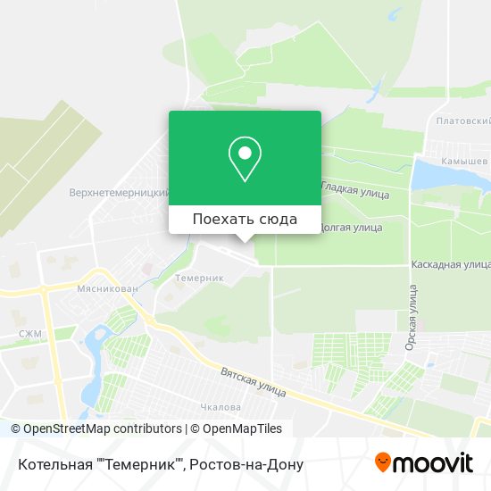 Карта Котельная ""Темерник""