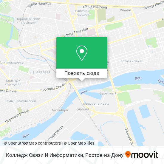 Карта Колледж Связи И Информатики