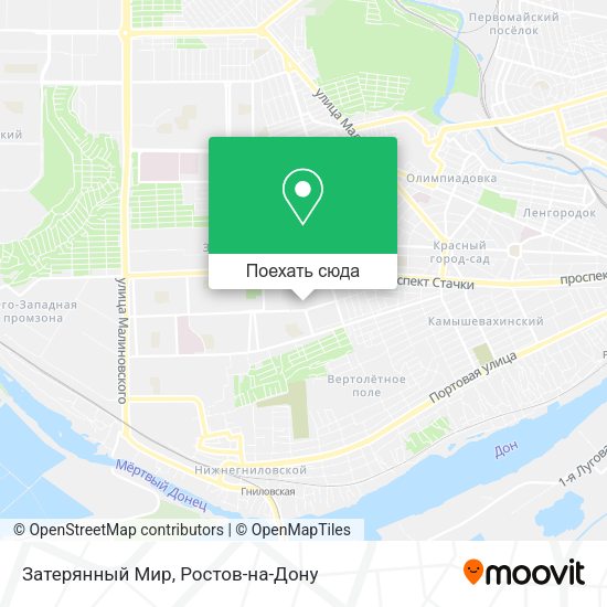 Карта Затерянный Мир