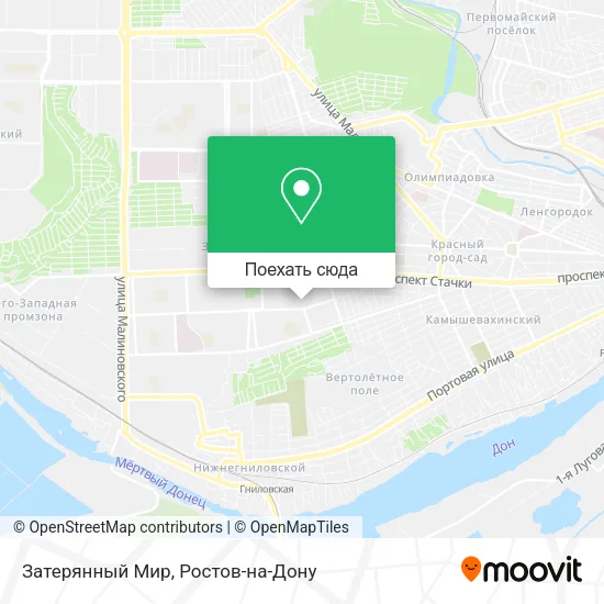 Карта Затерянный Мир