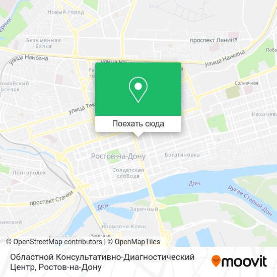 Карта Областной Консультативно-Диагностический Центр