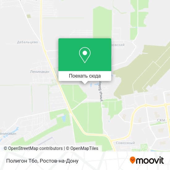 Карта Полигон Тбо