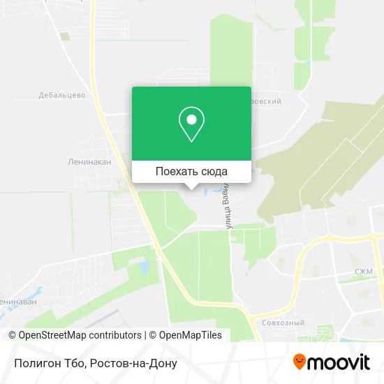 Карта Полигон Тбо