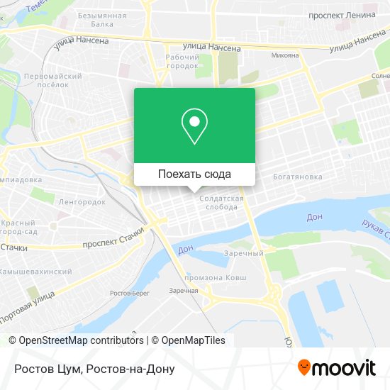 Карта Ростов Цум