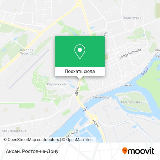 Карта Аксай