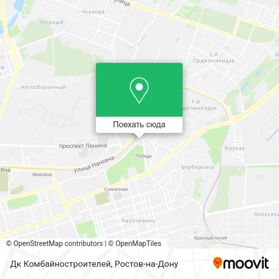 Карта Дк Комбайностроителей
