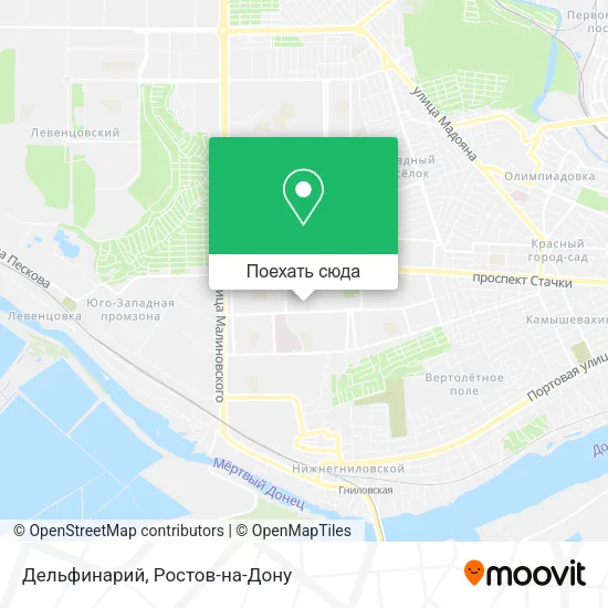 Карта Дельфинарий