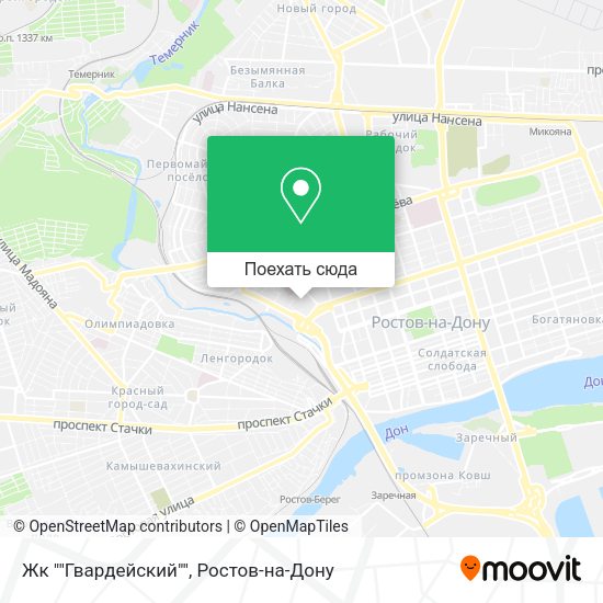 Карта Жк ""Гвардейский""