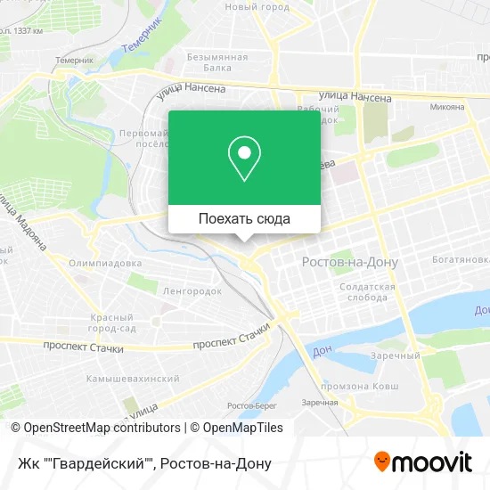 Карта Жк ""Гвардейский""