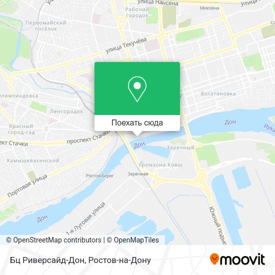 Карта Бц Риверсайд-Дон