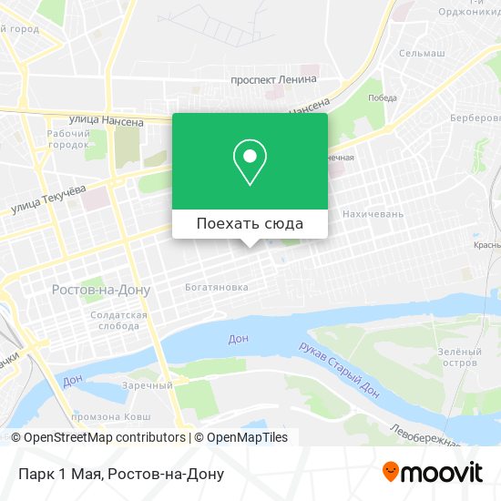 Карта Парк 1 Мая