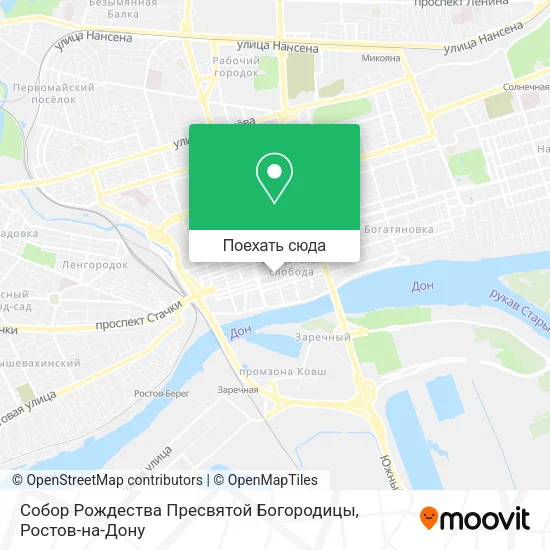 Карта Собор Рождества Пресвятой Богородицы