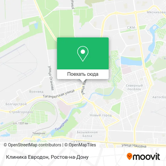 Карта Клиника Евродон
