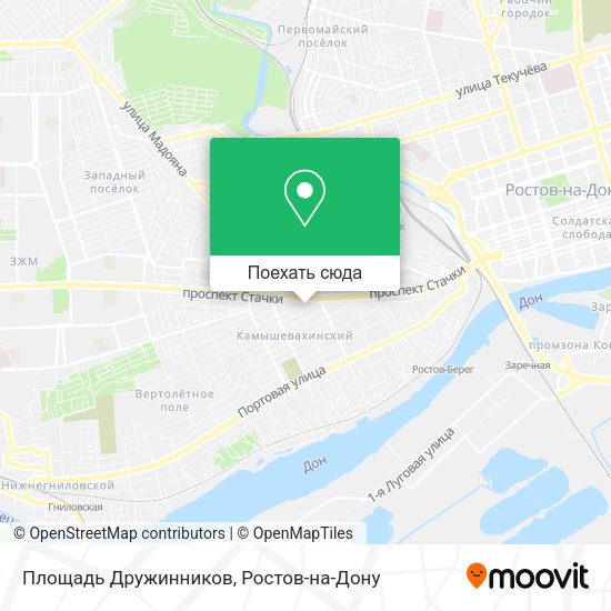 Карта Площадь Дружинников