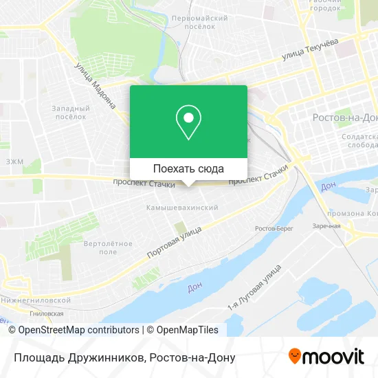 Карта Площадь Дружинников