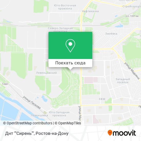 Карта Днт ""Сирень""