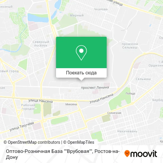 Карта Оптово-Розничная База ""Врубовая""