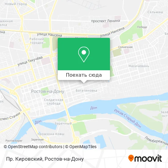Карта Пр. Кировский