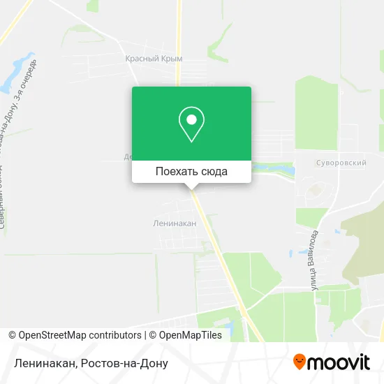 Карта Ленинакан