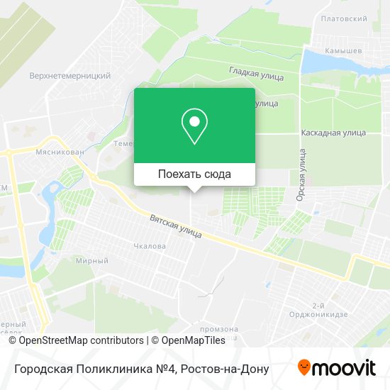 Карта Городская Поликлиника №4