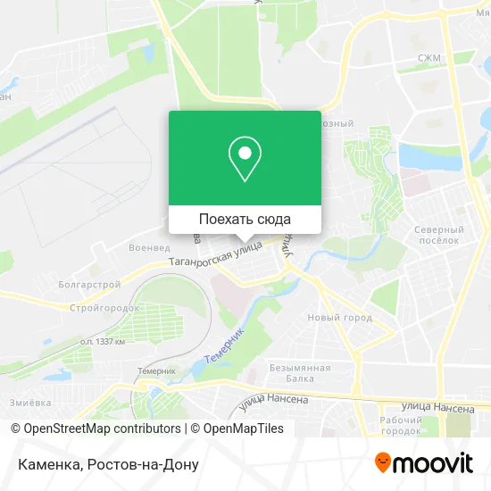 Карта Каменка