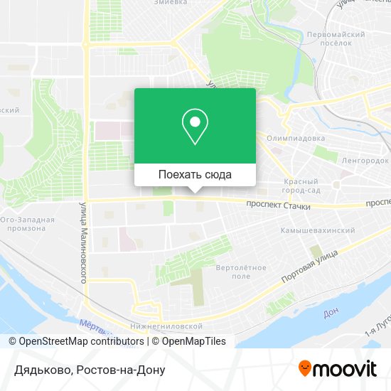 Карта Дядьково