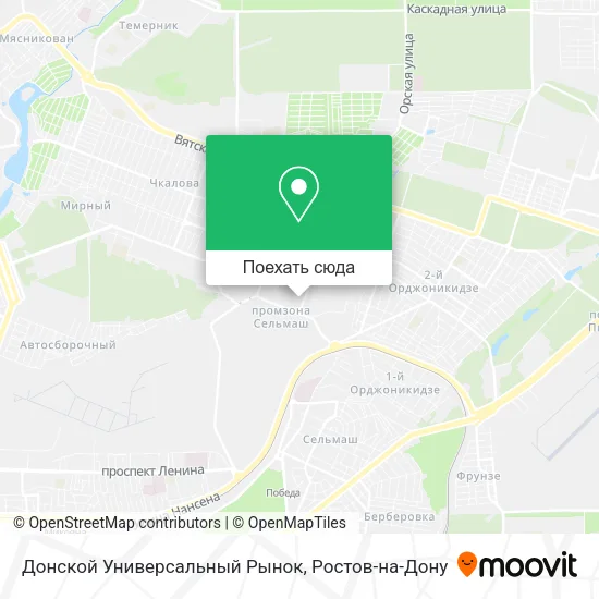 Карта Донской Универсальный Рынок