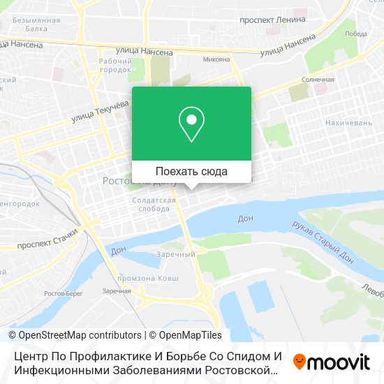 Карта Центр По Профилактике И Борьбе Со Спидом И Инфекционными Заболеваниями Ростовской Области