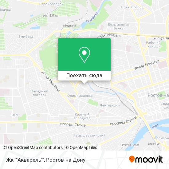 Карта Жк ""Акварель""