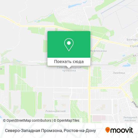Карта Северо-Западная Промзона