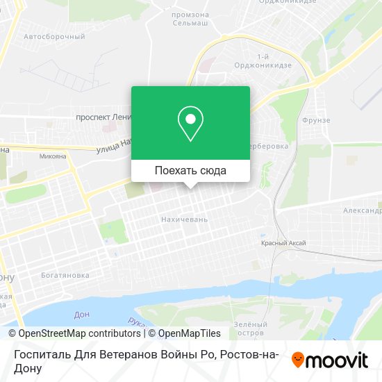 Карта Госпиталь Для Ветеранов Войны Ро