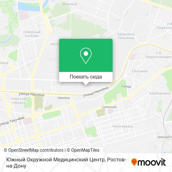 Карта Южный Окружной Медицинский Центр