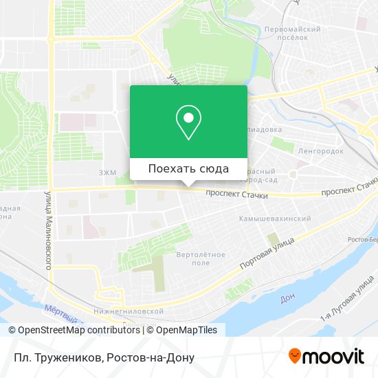 Карта Пл. Тружеников