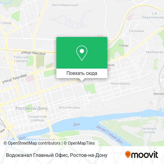 Карта Водоканал Главный Офис